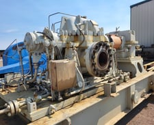 11096 GPM @ 2283' TDH, Byron-Jackson #12x14x18DVMX, horizontal multi stage centrifugal pump package