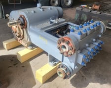 148 GPM @ 1680 psi, Oilwell #336-P, triplex complete pump, unused surplus