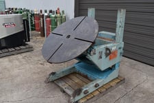 2500 lb. Teledyne #UPC-25, welding positioner, 42" round table, 1-1/2" center thru hole, variable speed
