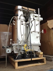 12" Carr #Powerfuge-P12, Titanium Basket Centrifuge System, solid basket, Stainless Steel housing, 10 HP, 1998