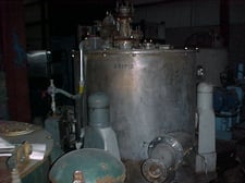 48" x 30" Western States #48", Basket Centrifuge, Alloy 20, 80 lbs/cu.ft., 1150 RPM, 50 HP, 230/460 V.
