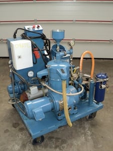 Sanborn #Puritan, Oil Recovery Skid, Mitsubishi #OP-12 centrifuge, 132 GPH