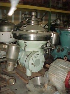 Westfalia #SA-80-47-076 #SAKP20036, Desludger Disc Centrifuge/clarifier, 4500 RPM bowl, 37 KW, 380 V., w/