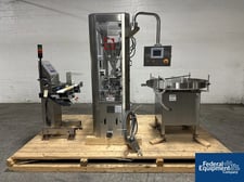 Capmatic #PVR-01, Semi-Automatic Piston Filler, hopper, pre-cleaning, 30-1000 ml bottles, AB PanelView 600