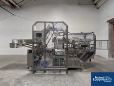 MGS #Advantage, Case Packer, powered case feeder, dual tag heads, PLC controls, 2008