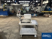 Simplex, Table Top Piston Filler, semi-auto, 1-head, 1-10 oz., Stainless Steel hopper, Dayton DC Control, w/