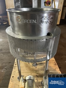 20 gallon Groen #N-20, kettle, 316 Stainless Steel, 125 psi @ 353°F, 1985