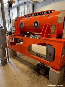 Pieralisi #Hercules-470/3, Decanter Centrifuge System, 4000 RPM bowl, Stainless Steel, 4 legs, 380 V.