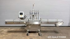 KapsAll #VOL-32-8, Inline Piston Filler, 5-Head, 36oz Pistons, variable speed, LR, AB MicroLogix PLC, 90 psi