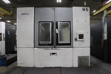 Okuma #MA-600HII, CNC horizontal machining center, 41.3" X, 35.4" Y, 38.5" Z, 60 automatic tool changer, 6000