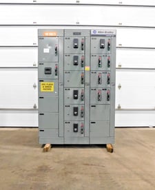 Allen-Bradley, 600 amp MCC with buckets, 600 VAC, 3 phase