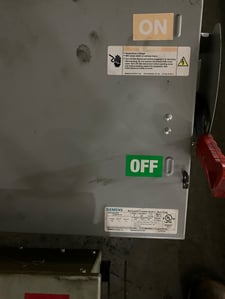 30 Amps, Siemens Sentron, Catalog #4SLVBH4210G, 3ph 4 wire Fusible Switch Bus Plugs, 240 Volts