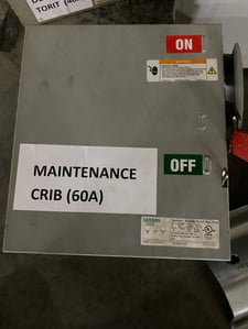 60 Amps, Siemens Sentron, Catalog #4SLvbh3220, 3ph 3wireFusible Switch Bus Plugs, 240 Volts