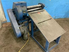 1.8' x 16 gauge Pexto #418-E, initial pinch plate rolls, forward & reverse, 1 HP