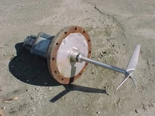 1 HP Lightnin #SJS-174, Vertical Flange Mounted Agitator, 1.5" diameter x 18" L Shaft, 3-Blade Propeller