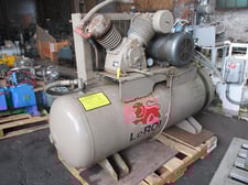 CompAir/LeRoi #TA5218H37/TRU-7.5-A, Air Compressor, Liquid Cooled w/Radiator, Mounted on Carbon Steel Air