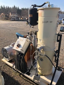 Piovan #F330/2, pneumatic mater, w/ Filter/Vacuum Chamber, 17.2 kW Motor, 460 V, 1997