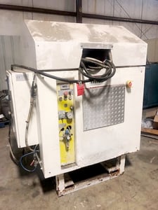 12" Automatik (Rieter) #ASG300, Strand Pelletizer, 24-Knife Rotor, 10500 lbs/hr., On Base w/Belt Driven Motor