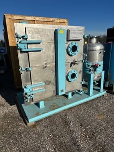 United McGill #9E9, Stainless Steel Tray Dryer, Steam Heat, (10) Shelves, (10) 40" x 44" Trays, 118 sq.ft.