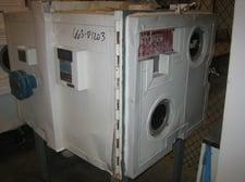 Stokes #338-D6, Heresite Lined Vacuum Shelf Dryer, (6) 36" width x 30" D Shelves, 36 sq.ft., FV @ 250&deg;F
