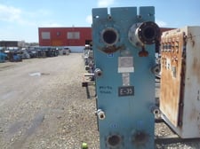 1622 sq.ft., APV #A15-BFG, Stainless Steel Plate Heat Exchanger, 0.5 mm thick Plates, 150 psi @ 212°F