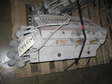 20" Allied Dies Inc., Dual Manifold Sheet Die, 2" Back Center Fed Main Entrance, 0.06" Lip Opening, 3" x 3/8"