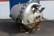 400 sq.ft. Rolock, Stainless Steel Pressure Leaf Filter, 6' diameter x 6.67' L Size, 70 psi @ 180°F
