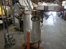 56 sq.ft. Keene #HL-56-4, Stainless Steel Pressure Filter, 36" diameter x 46" Horizontal Tank, (8) 24" x 42"