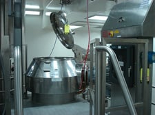 Niro Fielder #PMA-300, Stainless Steel High Shear Granulating Mixer, 300 liter capacity, 10 HP Chopper, On