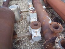 36 sq.ft., 200 psi shell, 150 psi tube, Valley Steel Co., Carbon Steel Shell/Tube Heat Exchanger, U-Stamped