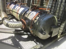 1185 sq.ft., 25 psi/FV shell, 56 psi tube, Praj Industries, Stainless Steel Shell/Tube Heat Exchanger, 2.67'