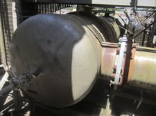 2250 sq.ft., 25 psi shell, 10 psi/FV tube, Praj Industries, Stainless Steel Shell/Tube Heat Exchanger, 44"