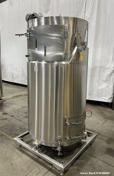 264 gallon Thermo Scientific #HyClone, single use bioreactor, 38" diameter x 50" straight side, flat top &