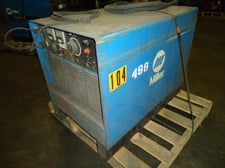 Miller #Deltaweld-450, constant potential pulsed DC arc welding source, 1988