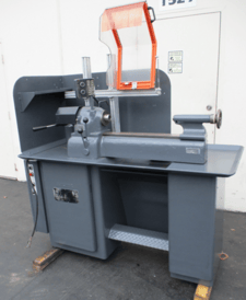 9" x 17" Hardinge #DV-59, lathe, 5" chuck, 1-1/16" capacity, 230-3500 RPM