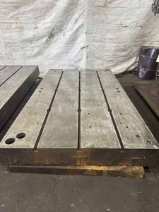 9 8" x 55" x 8", T-slotted floor plate