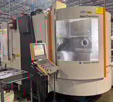 GF Mikron #HSM-600U, machining center, 5 axis, 60 automatic tool changer, 31.5" X, 23.6" Y, 19.7" Z, 36000
