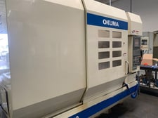 Okuma #MC-V4020, CNC vertical machining center, 20 automatic tool changer, 40" X, 20" Y, 17.7" Z, 8000 RPM