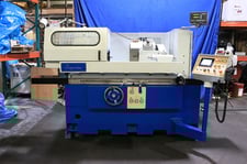 15" x 24" Supertec #G38P-60NC, universal cylindrical grinder, 16" x 2" 5" wheel, Mitsubishi PLC automatic