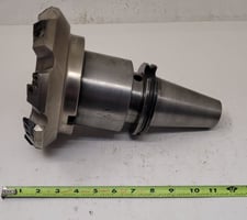 INGERSOLL SN2N-06A02 - 6" Indexable Face Mill w/ CAT 50 Taper Holder