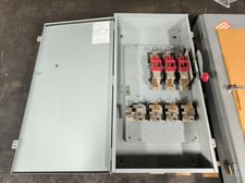 400 Amp. Eaton, DG325NRK, Fusible Safety Disconnect Switch, 120/240 VAC, 4W, 3P, 3R, unused
