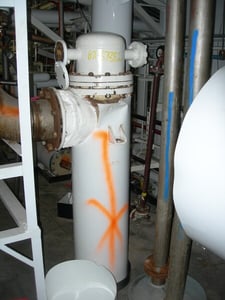 1 sq.ft. Vertical Shell & Tube Heat Exchanger, 6' L Tubes