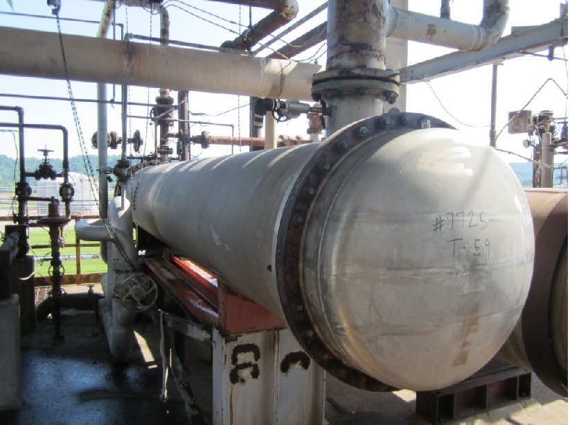 2329 sq.ft., 75 psi shell, 75 psi tube, Rubicon Industries #VS32B8-192H, Shell/Tube Heat Exchanger