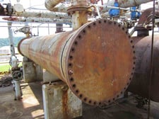 2467 sq.ft., 75 psi shell, 75 psi tube, Merrick Mechanical, Shell & Tube Heat Exchanger, Horizontal, (806)