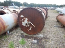 5115 sq.ft., 180 psi/FV shell, 180 psi tube, Killebrew Engineering, Shell/Tube Heat Exchanger, 49" diameter x