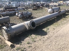 942 sq.ft., 15 psi shell, 15 psi tube, Puget Equipment Co., Shell/Tube Heat Exchanger, Vertical, (200) 0.75"