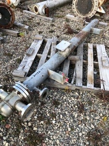 10 sq.ft., 150 psi shell, 150 psi tube, Sisterville Tank Works Inc., Shell/Tube Heat Exchanger, Duplex 2205