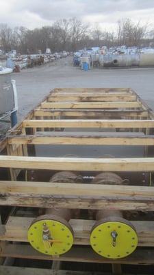 268 sq.ft., 1000 psi/FV shell, 1000 psi/FV tube, Koch #12096-MTB-AAC, Shell & Tube Heat Exchanger, 12"