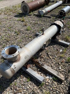 Harliss Specialties Corp., Shell/Tube Heat Exchanger, 75 psi/FV @ 300&deg;F Shell, 75 psi @ 200&deg;F Tube, 1986