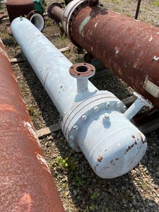 Manning & Lewis, Shell/Tube Heat Exchanger, 150 psi Shell & Tube, 350&deg;F, 1988